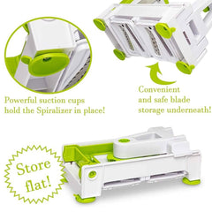 5-Blade Vegetable White Spiralizer and Slicer