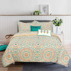 5-Piece: Sloane Street Cozumel Medallion Comforter Set