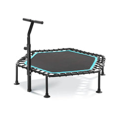 50" Mini Fitness Rebounder Spring-Less Indoor 3-Level Adjustable Foam Handle