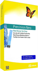 Generic Precision Neo Blood Glucose Test Strips 50 Strips (Pack of 2) White