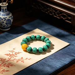 Ethnic Style Six Character Mantra Bracelet