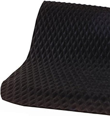 American Floor Mats Hog Heaven Premium 7/8" Black & Black Border 3' x 12' Nitrile Backed Anti-Fatigue Comfort Mat