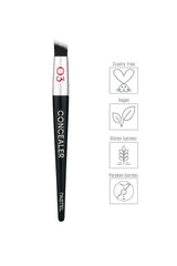 Pincel para corrector Pastel Profashion para una aplicación precisa del maquillaje de ojos - Estructura de cerdas densas, corte especial para distribuir fácilmente el corrector