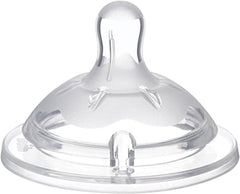 Chicco Natural Feeling Baby Bottle Nipple for 4 Months+ - Flexible, Comfortable, and Natural Feeding Experience