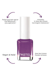 Vernis à ongles vegan Pastel - sans cruauté, non toxique et haute couvrance - 13ml