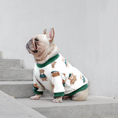Vêtements français pour chiens, pyjama d'hiver pour corgi