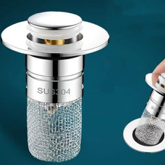 Wash Basin Drain Cap Filter Washbasin Sink Drainer Deodorant Mesh Basin Universal
