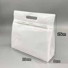 Swimsuit storage bag-milky white translucent-1 piece