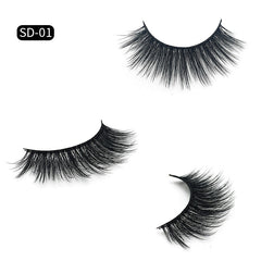 Faux cils en vison SD exagérés, 3D, effet volume, 25 faux cils denses