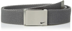Nike Boys Big Single Web Belt Light Charcoal One Size