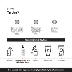 Minimalist HOCL Skin Relief Spray 150 PPM Face & Body Spray