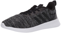adidas Mens Puremotion Running Shoe Black/Black/White 9.5