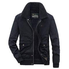 Multi-pocket Casual Cotton Jacket For Young And Middle-aged Adults