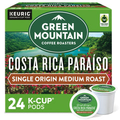 Green Mountain Coffee? Roasters Costa Rica Paraiso Single-Serve K-Cup Pods, Medium Roast Coffee, 24 Count