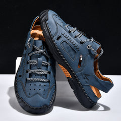 Hand-sewn Casual Closed-toe Sandals