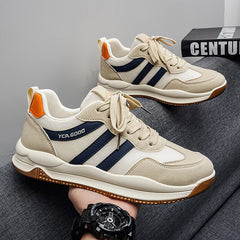 Men's Wide Toe Cortez-style Sneakers, Extra Wide Shoes For Wide Feet & High Instep, Soft Mesh Casual Trainers