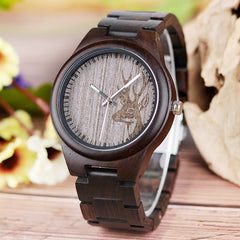 Wooden Watch Classic Analog Quartz Fashionable
