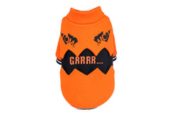 Vêtements pour chiot et chien, costume de citrouille d'Halloween
