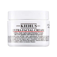 Crème hydratante visage Ultra Facial rechargeable de Kiehl's - Hydratation longue durée, non grasse, sans parabènes