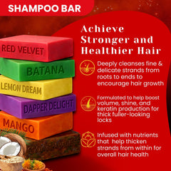Batana Shampoo Bar for Dry Scalp & Coarse Hair