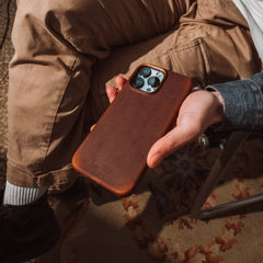 Funda de cuero para iPhone