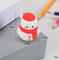 Taille-crayon de Noël-chaussettes de Noël-PVC-1 pièce
