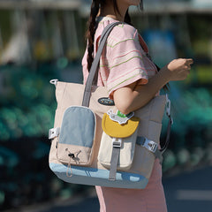 Womens Large-capacity Casual One-shoulder Crossbody Bag