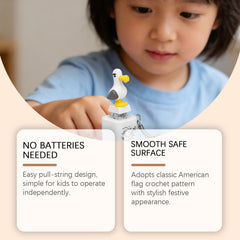 DOWMOO Mine Decompression Sound Rechargeable Keychain With Fingertip Clicker Interactive Stress Relief Toy