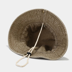 Spring And Summer New Patchwork Big Brim Washed Old Fishing Alpine Cap