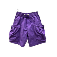Pantalones de cinco cuartos utilitarios y cómodos con un estilo estadounidense