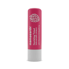 Mamaearth Baume à lèvres teinté 100 % naturel à la vitamine E et à la framboise