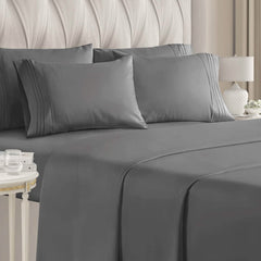 6-Piece Set: Hotel Luxury Bed Sheets