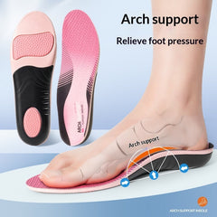 Arch-support Insoles With A U-shaped Heel Cup To Prevent Overpronation And Supination