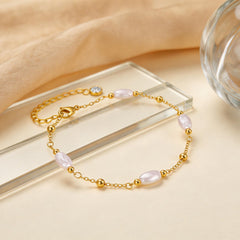 Pearl Chain Anklet Chic And Elegant For Women