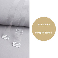 Transparent shoulder strap-1.2cm-Transparent model-1 bag