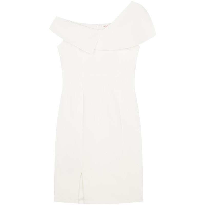 Vestido blanco de dos piezas