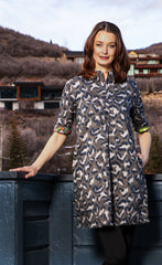 Chatham Dress Leopard Camo Print