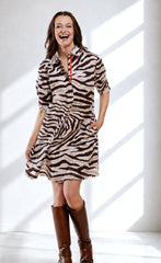 Chatham Dress Tiger Print
