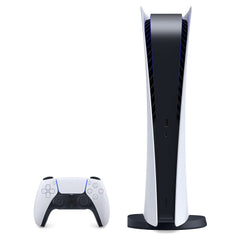PS5 - Sony PlayStation 5 Digital Edition Gaming Console + Wireless Controller - 16GB GDDR6 RAM, 825GB SSD, 120Hz 8K Output, White (Used - Like New)