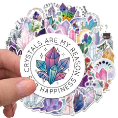 50 New Dreamy Crystal Graffiti Stickers