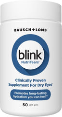 BLINK Nutritears Supplement for Dry Eyes, 50 Softgels