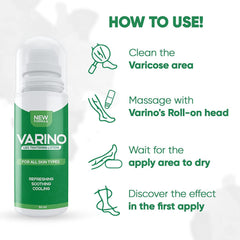 Lotion raffermissante pour les jambes Varino, favorise la circulation et le bien-être veineux pour des jambes en bonne santé