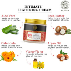 Crème éclaircissante naturelle Buddha pour les aisselles - Aide à éclaircir les aisselles foncées et décolorées