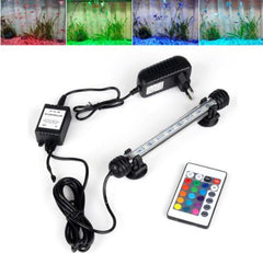 Aquarium Waterproof Lighting Rainbow Color Changing Small Colored Water Grass Lamp