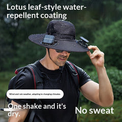 Spray Fan Hat Cooling Sunshade Fisherman Hat