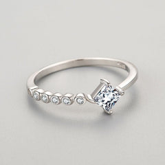 Cross-border Personality Niche Design Sterling Silver Ring