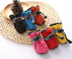 Chaussures élégantes pour chien et chiot en bâche au design unique