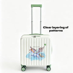 Side Opening Small Luggage Compartment, 20 Inch Compact Wheeled Travel Bag, Suitable For Carrying Around, Lightweight And Practical