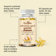 Plant-Based Dietary Supplement Cooked Garlic Capsules