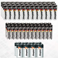 68-Pack: Bundle Of Energizer Batteries AA, AAA and 9V